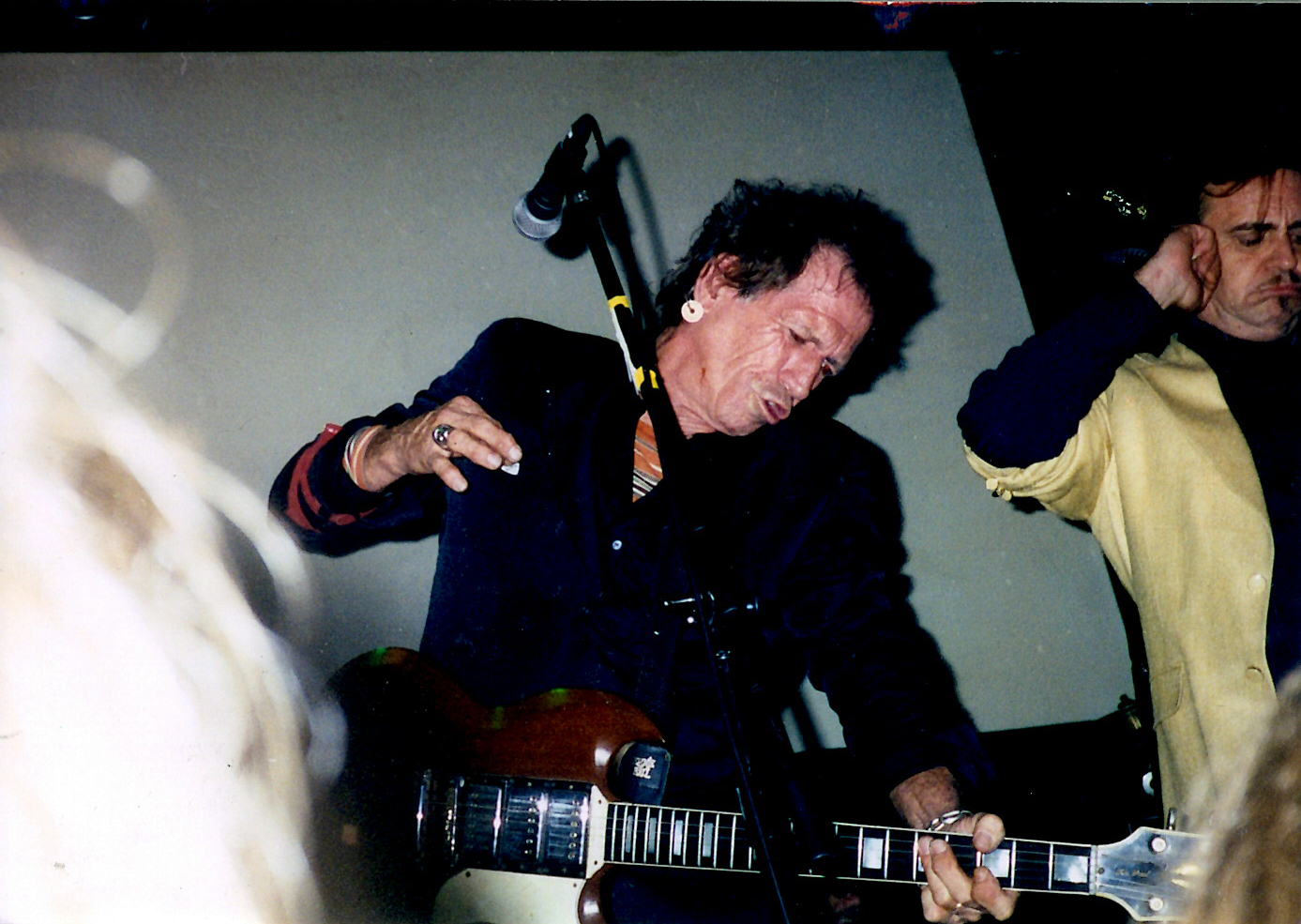 Keith Richards and Terry Reid at Kenny's Monday show in Beverly Hills, CA.