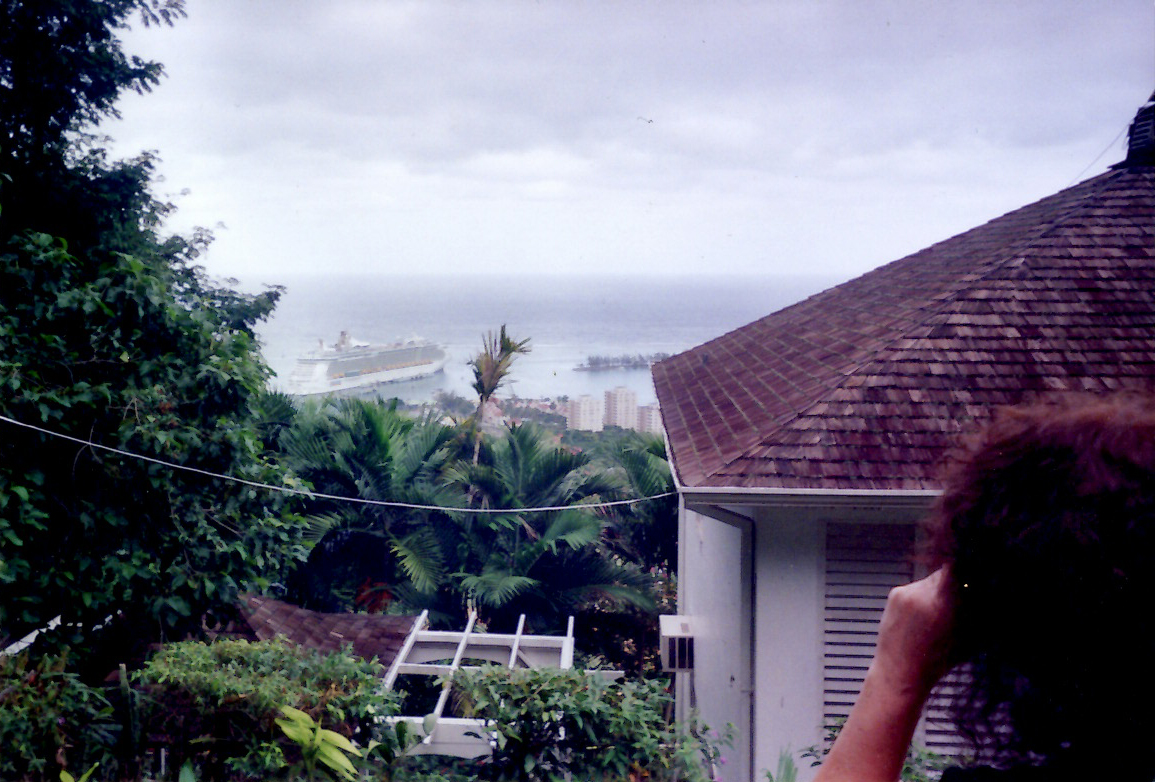 Another view of the harbor from Keith Richard's mansion (Point Of View) in Ocho Rios, Jamaica.